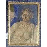 EDWARD BAIRD, HALF LENGTH NUDE OF LADY, UNSIGNED,