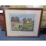 J MCINTOSH PATRICK, THE OLD TOLL, FRAMED LIMITED EDITION PRINT,