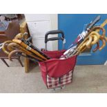 HORN HANDLED WALKING STICKS, SHOOTING STICK,