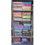 LARGE SELECTION OF JIGSAW PUZZLES OVER 5 SHELVES Condition Report: This lot contains