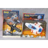 TWO DINKY TOY MODEL VEHICLES INCLUDING 362 - TRIDENT STAR FIGHTER TOGETHER WITH 367 - SPACE BATTLE