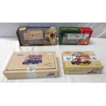 FOUR CORGI MODEL VEHICLE SETS INCLUDING 22504 - BEDFORD TK PLATFORM TRAILER & CONTAINER, GUINESS,