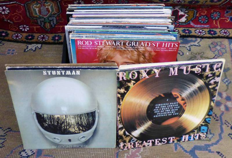 SELECTION OF VINYL MUSIC ALBUMS FROM ARTISTS SUCH AS STEVIE WONDER,
