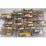 SELECTION OF CORGI CLASSIC MODEL VEHICLES INCLUDING MACK TRUCK, AEC BUS, THORNYCROFT VAN AND OTHERS.