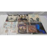 SELECTION OF VINYL ALBUMS & SINGLES INCLUDING ARTISTS SUCH AS SIMPLE MINDS, PHIL COLLINS,