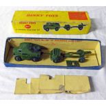 DINKY TOYS 697 - 25-POUNDER FIELD GUN SET.