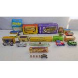 SELECTION OF MODEL VEHICLES FROM DUBLO DINKY, MATCHBOX , BEN BROS ETC INCLUDING ROYAL COACH ,