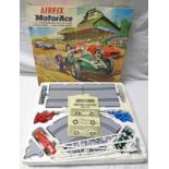 AIRFIX MOTORACE ELECTRIC SLOT RACING SET TOGETHER WITH JAQUES MINI MASTER SNOOKER TABLE.
