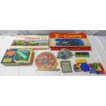 SELECTION OF ITEMS INCLUDING MARBLES, DONALD DUCKS ACROBALL GAMES,