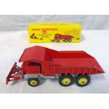 DINKY TOYS 959 - FODEN DUMP TRUCK WITH BULLDOZER BLADE.