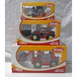 THREE JOAL 1:25 SCALE CONSTRUCTION VEHICLES INCLUDING MANITOU MT1337 SL TURBO TOGETHER WITH NISSAN