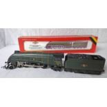 HORNBY RO63 00 GAUGE 4-6-2 B.R. STANDARD CLASS 7P6F 'BRITANNIA' 70000 STEAM LOCOMOTIVE & TENDER.