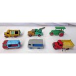 SELECTION OF PLAYWORN DINKY & CORGI TOY MODEL VEHICLES INCLUDING N.C.