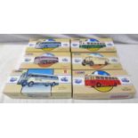 SIX CORGI CLASSIC MODEL BUSES INCLUDING 97364 - LEYLAND TIGER CUB NORTH WESTERN,