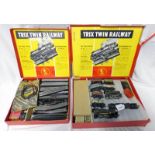 SELECTION OF TRIX TWIN RAILWAY ITEMS INCLUDING LOCOMOTIVES, ROLLING STOCK, TRACK ETC IN TWO BOXES.