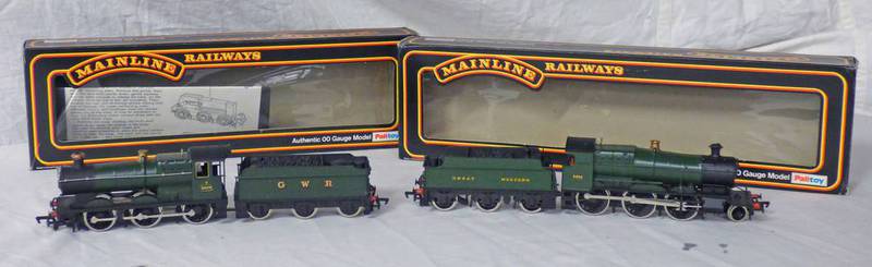 TWO MAINLINE 00 GAUGE LOCOMOTIVES INCLUDING 37-090 43 XX MOGUL G.W.R.