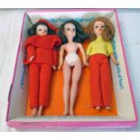 THREE VINTAGE SINDY (1960S) DOLLS Condition Report: One of the dolls (left doll in