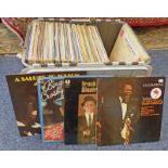 SELECTION OF JAZZ RELATED VINYL MUSIC ALBUMS INCLUDING ARTISTS SUCH AS FRANK SINATRA,