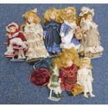 SELECTION OF MODERN PORCELAIN DOLLS