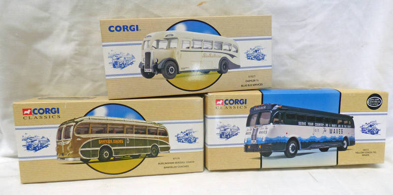 TWO CORGI MODEL VEHICLES INCLUDING 21401 - AEC REFRIGERATED BOX TRAILER,