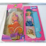 TWO VINTAGE BARBIE DOLLS INCLUDING HAPPENIN HAIR BARBIE TOGETHER WITH GROWIN PRETTY HAIR BARBIE.