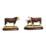 Border Fine Arts 'Hereford Bull' (Style Two), model No. B0772, limited edition 580/950 and 'Hereford