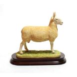 Border Fine Arts 'Border Leicester Tup', model No. L163 by Ray Ayres, limited edition 731/950, on