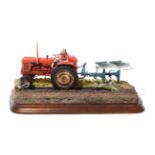 Border Fine Arts 'Reversible Ploughing' (Nuffield 4/65 Diesel Tractor), model No. B0978 by Ray