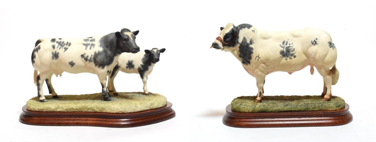 Border Fine Arts 'Belgian Blue Bull' (Style One), model No. B0406, limited edition 394/1250 and '