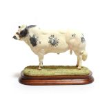 Border Fine Arts 'Belgian Blue Bull' (Style One), model No. B0406 by Ray Ayres, limited edition