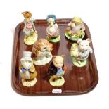 Beswick Beatrix Potter Figures Comprising: 'Amiable Guinea-Pig', 'Foxy Whiskered Gentleman', first