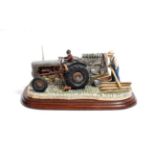 Border Fine Arts 'Golden Memories' (Ferguson 35), model No. B0799 by Ray Ayres, on wood base, with