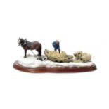 Border Fine Arts James Herriot Studio Collection 'Emergency Rations' (Horse, Farmer and Sheep),