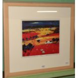 Hamish MacDonald (21st century) Scottish sheep farm, Perthshire, signed and numbered 396/600, print