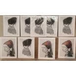 Raffaella Bertolini (Contemporary) ''Girl with Smile Earring'', Signed and numbered 8/10, offset