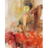 Anna Razumovskaya (Contemporary) Russian ''Splendour Dance III'' Signed, acrylic on canvas, 74.5cm