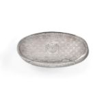 A George IV Silver Double Snuff-Box, Maker's Mark GC, Possibly for George Cowie, London, 1821,