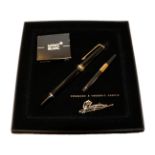 A Montblanc Meisterstück Pix 'Hommage à Fredric Chopin' Fountain-Pen, the bi-colour nib engraved