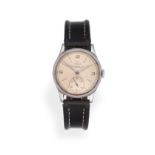 A Stainless Steel Wristwatch, signed Omega, retailed by Wagland & Son, Windsor, circa 1946, (calibre