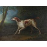 Follower of Henry Bernard Chalon (1770-1849) Study of a Spaniel in a landscape Oil on canvas, 57.5cm