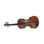 Violin 14 1/4 two piece back, no label
