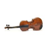 Violin 13 1/4'' two piece back, no label