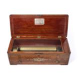 An Extremely Fine And Rare Key-Wind Hooked-Tooth Piano-Forte Overture Musical Box, By Nicole Frères,