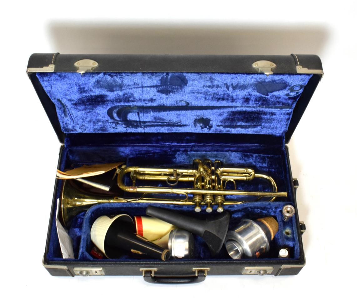 Trumpet Custom Built By E Benge, Los Angeles Calif. Resno-Tempered Bell 3, serial number 24540 (