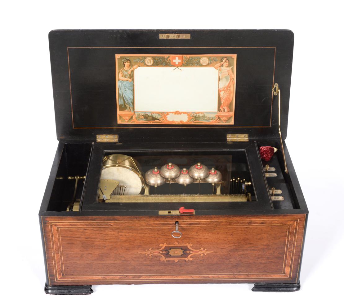 A Good Part-Orchestral Musical Box Playing Eight Airs, By Paillard Vaucher Et Fils, ser. no. 7911,