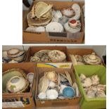 Seven boxes of Masons ceramics and Susie Cooper tea wares