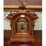 A ting-tang quarter striking table clock