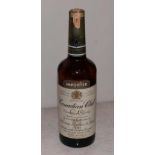 Canadian Club 1968 Canadian Whisky, Hiram Walker & Sons 70° proof, 26 2/3 fl.oz, 1960s bottling (one