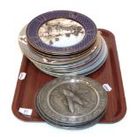 A collection of Spode 'Battle of Britain' commemorative plates; together with Copeland commemorative