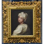 After Guido Reni, Portrait of Beatrice Cenci, oil on canvas, 25.5cm by 22cm